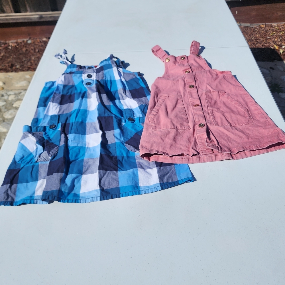 2 BCBG/pulse girls jumper dress bundle used good condition